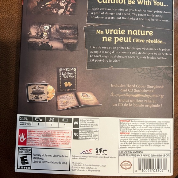 SOLD!!!   The LIAR PRINCESS AND THE BLIND PRINCE STORYBOOK ED  (Nintendo Switch) - Picture 8 of 9
